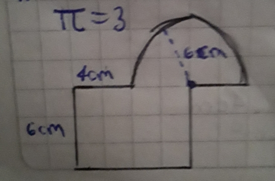 π =3
4cm
6cm