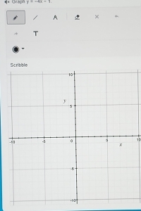 ]* Graph y^2=4x-1. 
A × 
T 
Scribble