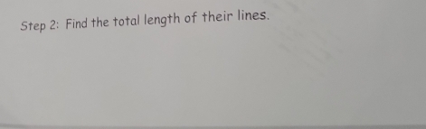 Find the total length of their lines.