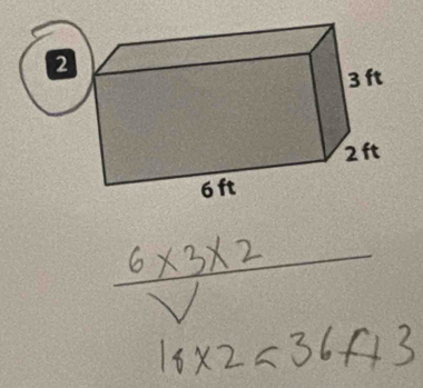 6* 3* 2
16* 2=36f+3