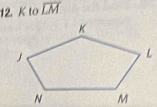 K to overline LM