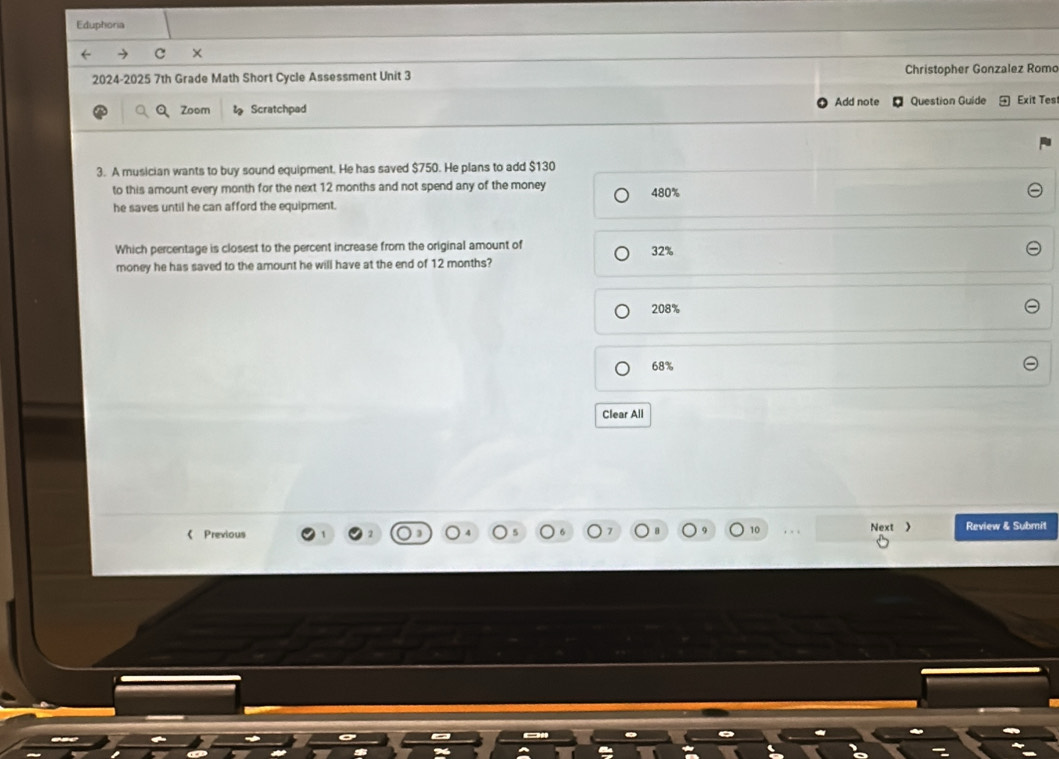 Solved: Eduphoria 2024-2025 7th Grade Math Short Cycle Assessment Unit ...