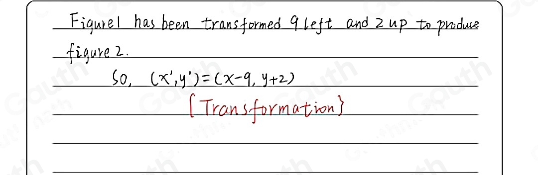 Solved: Select the correct answer. Figure 1 has been transformed to ...