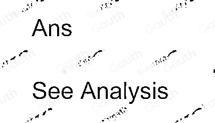 Ans 
See Analysis