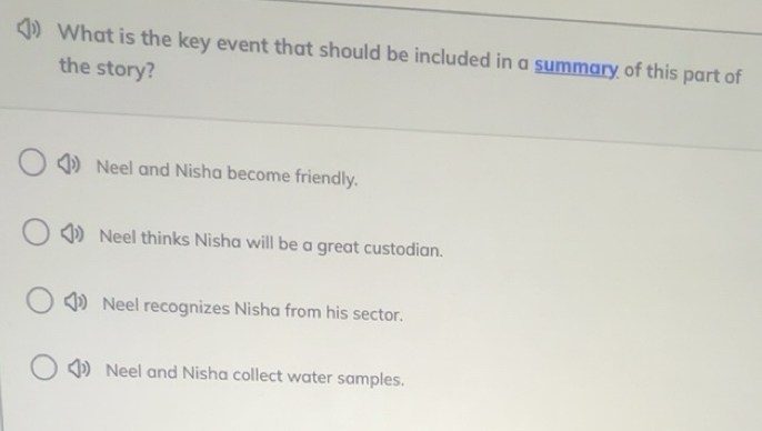 Solved: What is the key event that should be included in a summary of ...