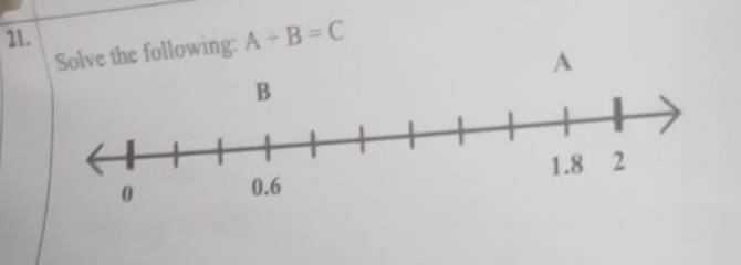 A/ B=C
Solve the following:
A