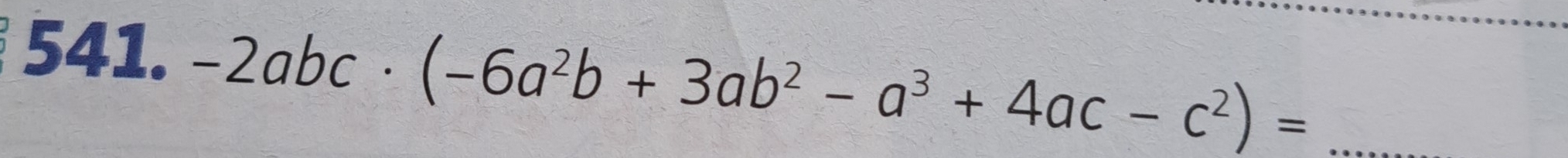 -2abc· (-6a^2b+3ab^2-a^3+4ac-c^2)= _