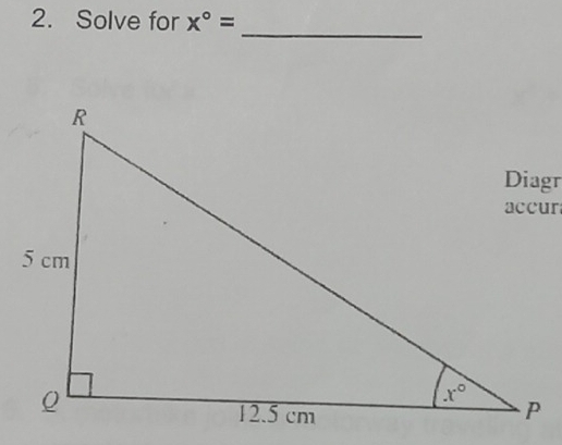 Solve for x°=
_