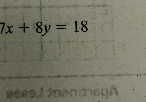 7x+8y=18