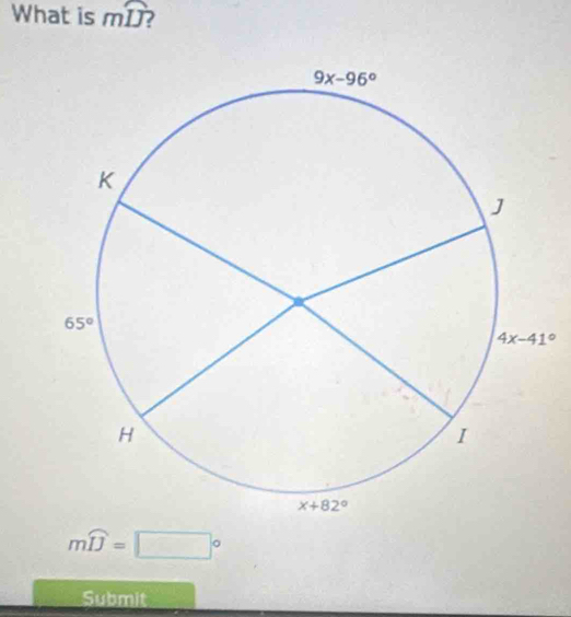What is mwidehat IJ
mwidehat IJ=□°
Submit