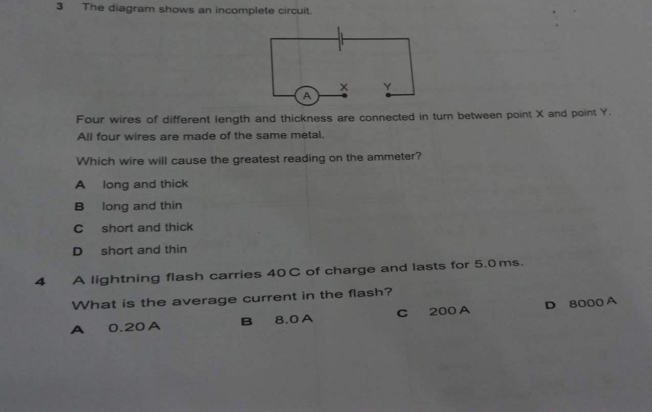 Solved: The diagram shows an incomplete circuit. Four wires of ...