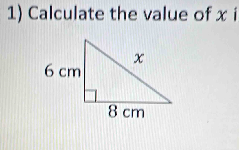 Calculate the value of x i