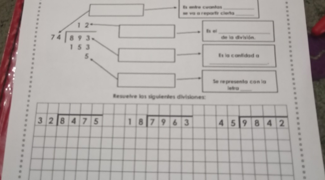 ∴ △ ABC=△ CDO r=sqrt(frac 1)2+2 1/2 +2 1/2  Esente cuantas_
_ * _ =_  se va a reparí cierta_
beginarrayr 12 74encloselongdiv 893 153 5endarray
Es el_
de la división.
□  
Et ia contidad a
_.
Se representa conla
_
Resueire los siguientes divisiones:
beginarrayr 32encloselongdiv 8475endarray beginarrayr 18encloselongdiv 7963endarray beginarrayr 45encloselongdiv 9842endarray