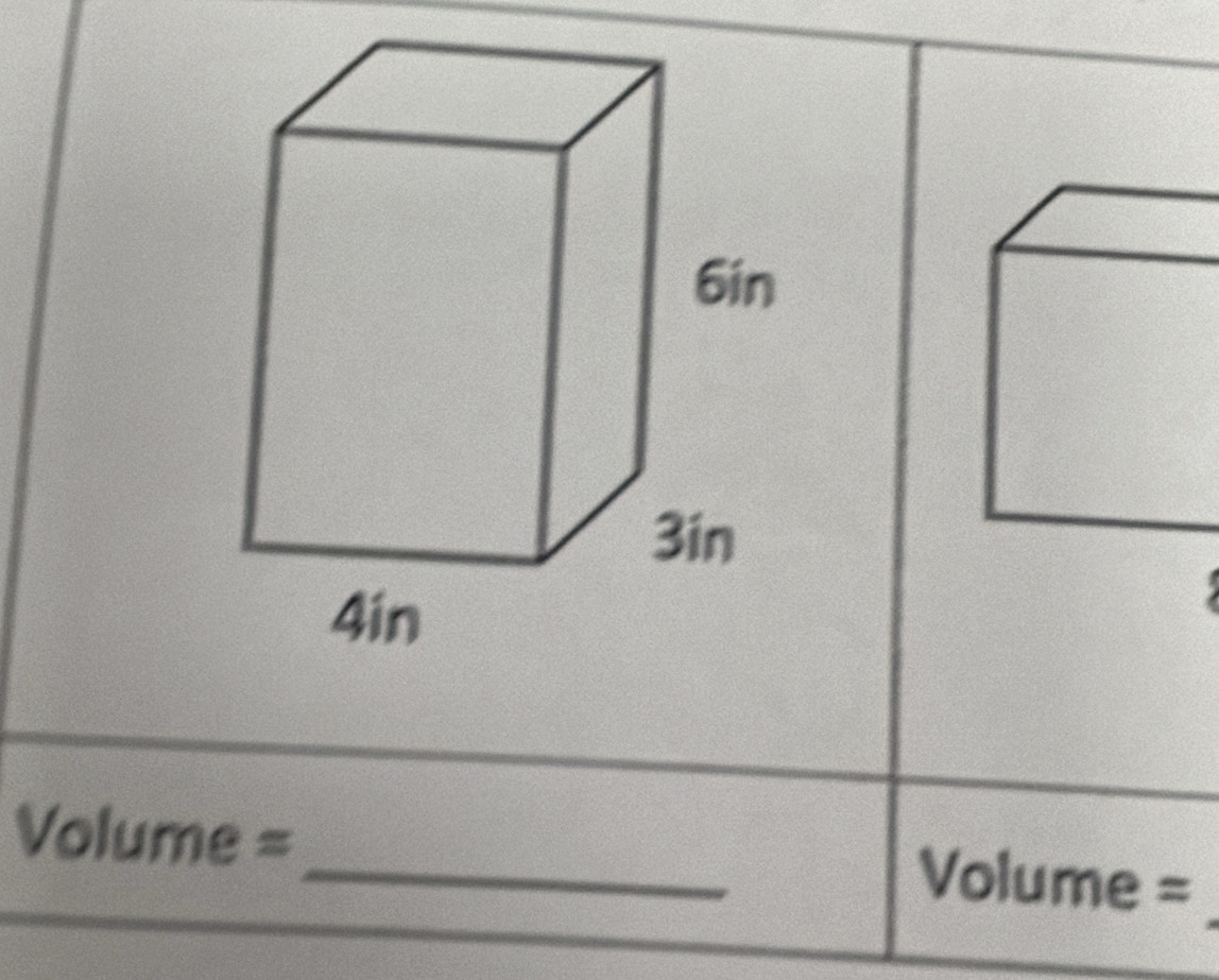 Volume =
_ Volume =