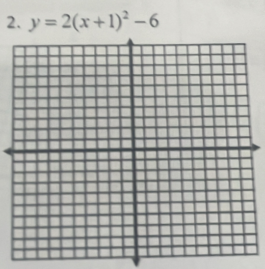 y=2(x+1)^2-6