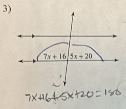 7x+16 5x+20
y