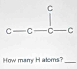 How many H atoms?_