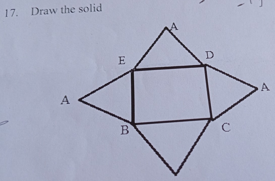 Draw the solid