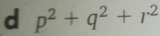 p^2+q^2+r^2