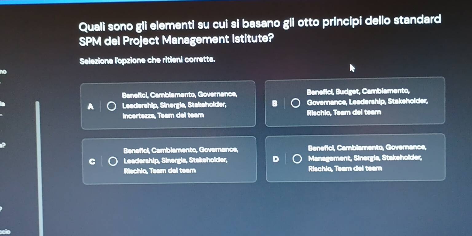 Risolto:Quali sono gli elementi su cui si basano gli otto principi ...