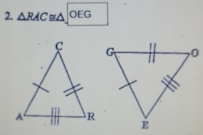 △ RAC≌ △ |OEG