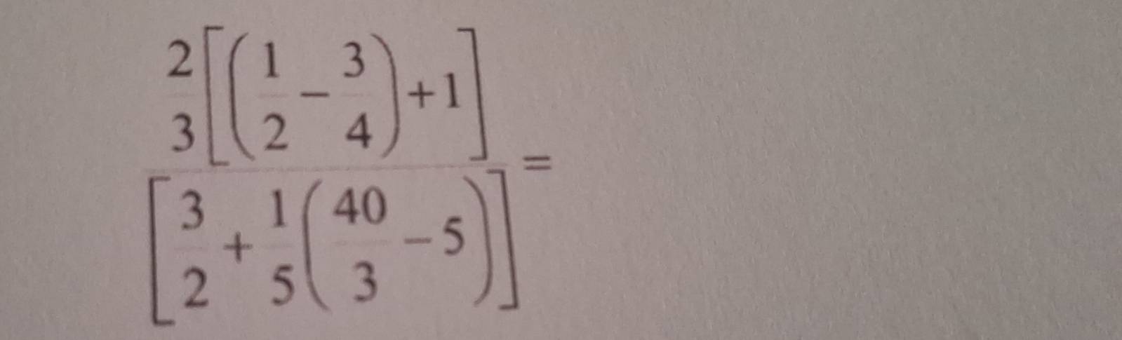 beginbmatrix 2 3 3 2+beginarrayr 1 5endarray beginpmatrix 1beginarrayr 3 2+1beginarrayr +1 40 3endarray -5)endbmatrix =