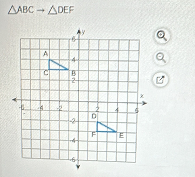 △ ABC △ DEF