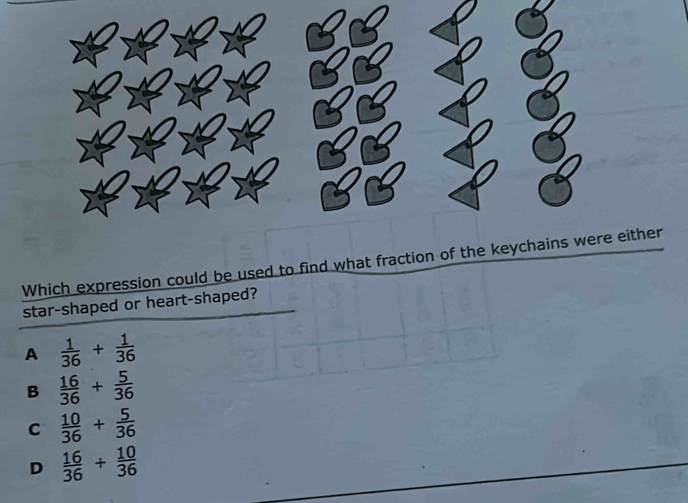 Solved: Which expression could be used to find what fraction of the ...