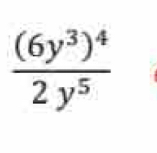 frac (6y^3)^42y^5