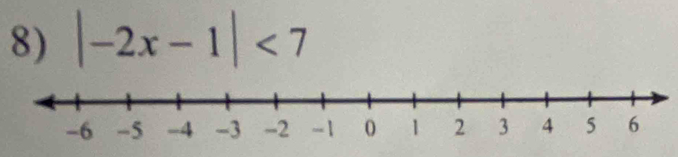 |-2x-1|<7</tex>