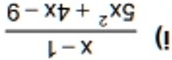  (x-1)/5x^2+4x-9 