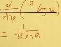  d/d6 (9/8)
= 1/vln a 