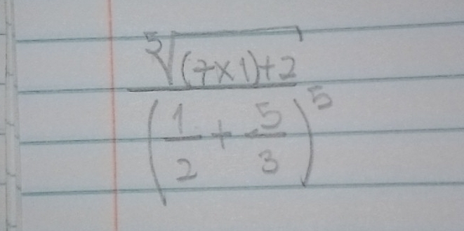 frac 2(4xy+2)^2( 1/2 + 5/3 )^5