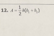 A= 1/2 k(b_1+b_2)