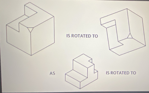 IS ROTATED TO 
AS IS ROTATED TO