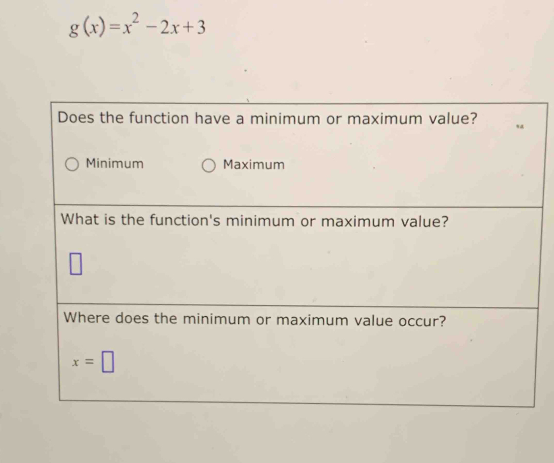 g(x)=x^2-2x+3