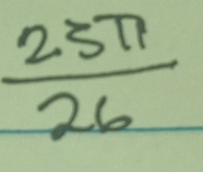  23π /26 