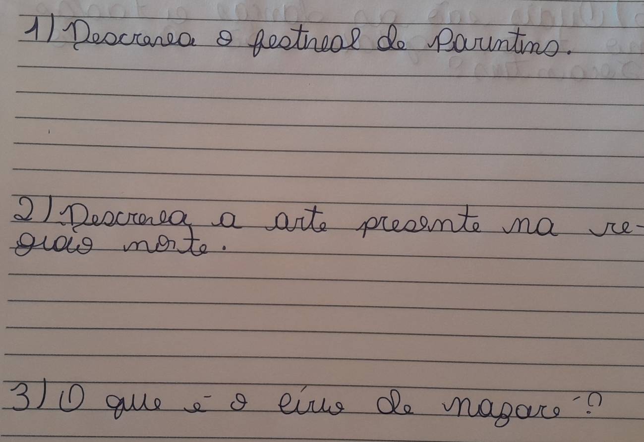 Deociarea o feetheal do Pounting. 
2) Deeciasa a aite precinte na se 
gloig monte. 
3)① gue e a elue de magace?