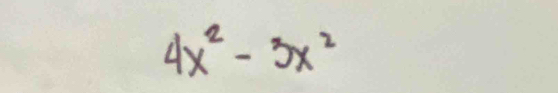 4x^2-3x^2