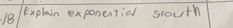 Explain exponential scouth