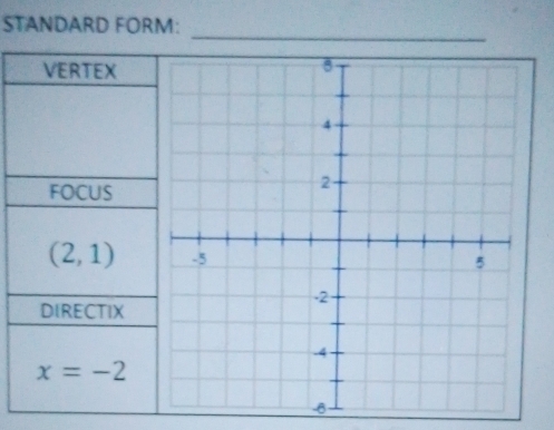 STANDARD FORM:
_