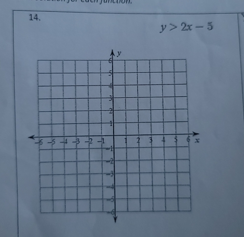 y>2x-5