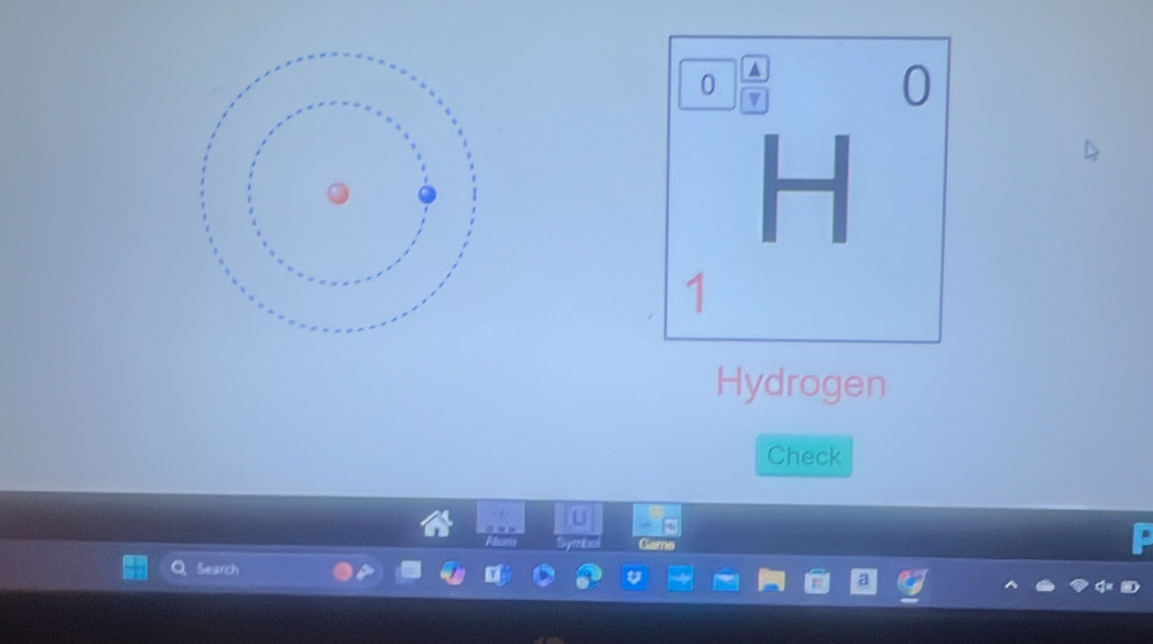 0 A
0
1
Hydrogen 
Check 
U 4
Game 
Search