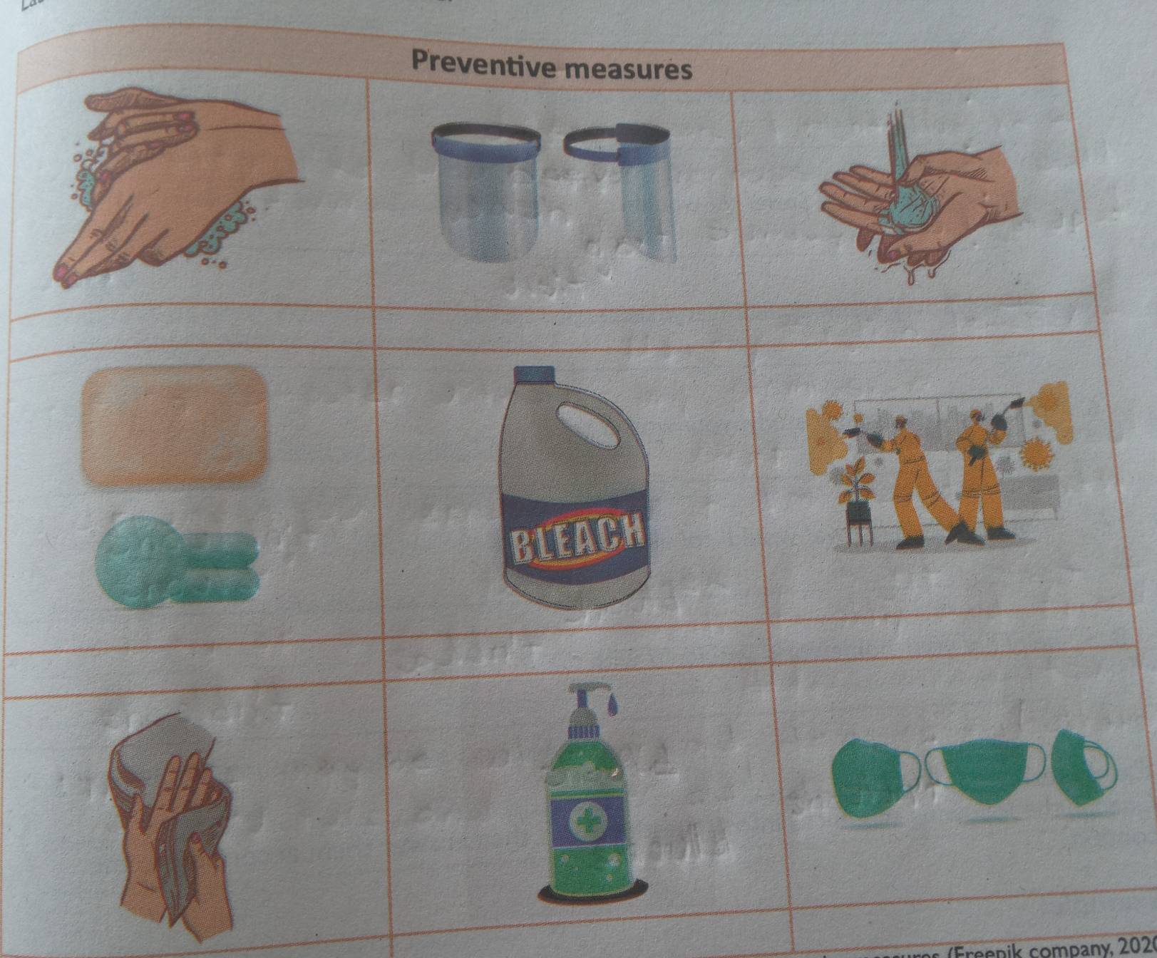 Preventive measures 
BLEACH 
reenik company 202