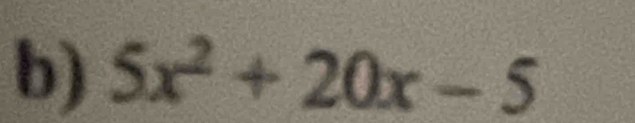 5x^2+20x-5