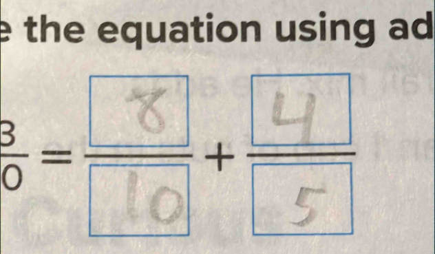 the equation using ad
3(-)