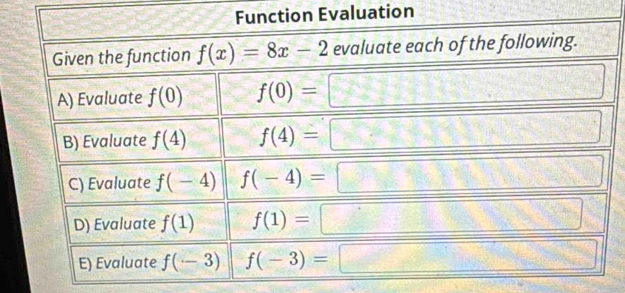 on Evaluation