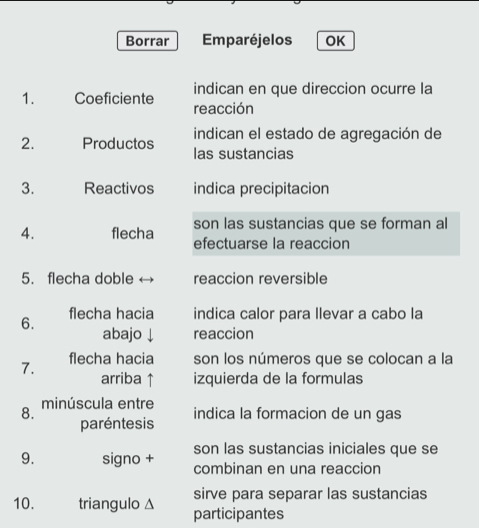 Borrar Emparéjelos OK 
1 
2 
3 
4
5
6
7
8
9 
10. triangulo Δ participantes