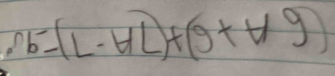 6=(L-HL)+(9+Hg)