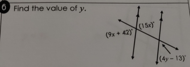 Find the value of y.